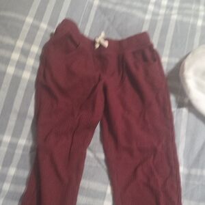 Cat & Jack Maroon Casual Pants